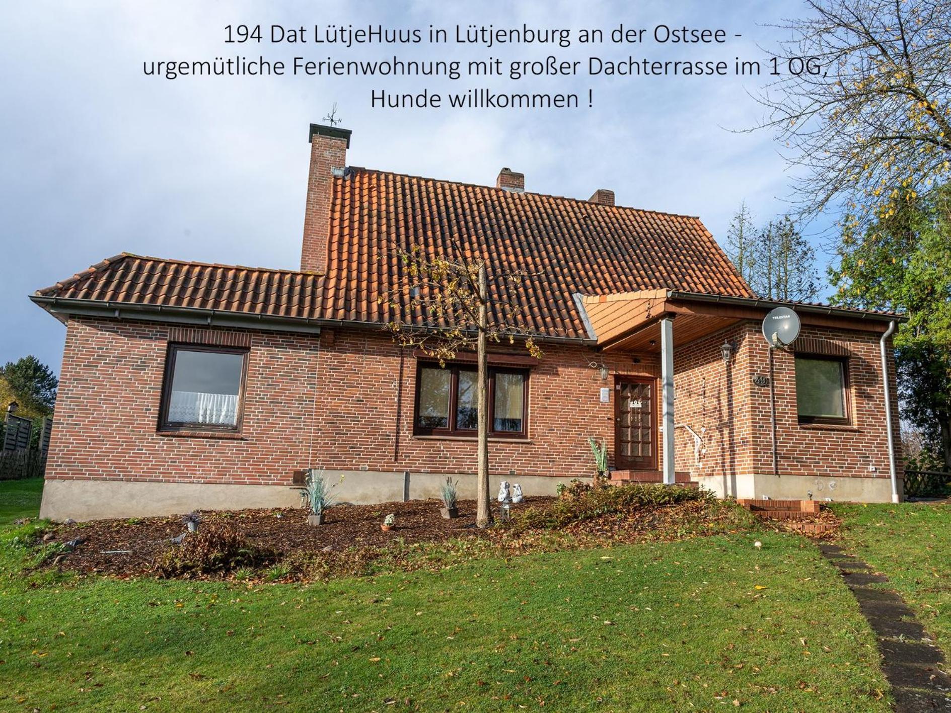 194 Fewo Dat Luetjehuus Mit Dachterrasse Im Ersten Stock Lütjenburg Dış mekan fotoğraf